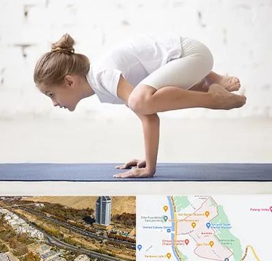 کلاس یوگا کودکان در خیابان نیایش شیراز