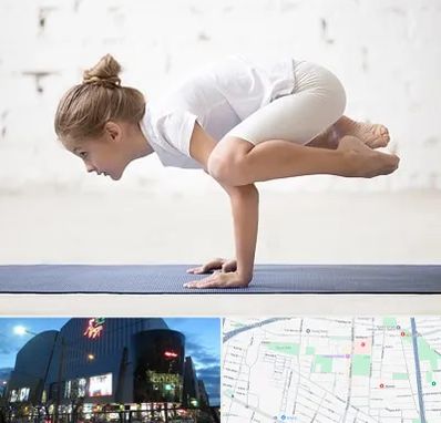 کلاس یوگا کودکان در بلوار اباذر