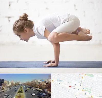 کلاس یوگا کودکان در بلوار معلم مشهد