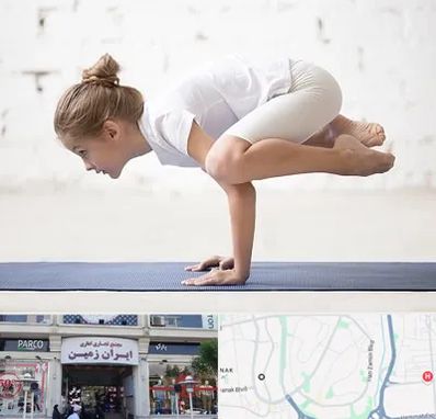 کلاس یوگا کودکان در ایران زمین
