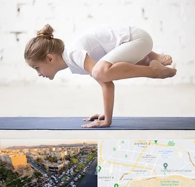 کلاس یوگا کودکان در تهرانپارس