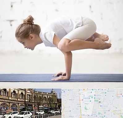 کلاس یوگا کودکان در منطقه 11 تهران