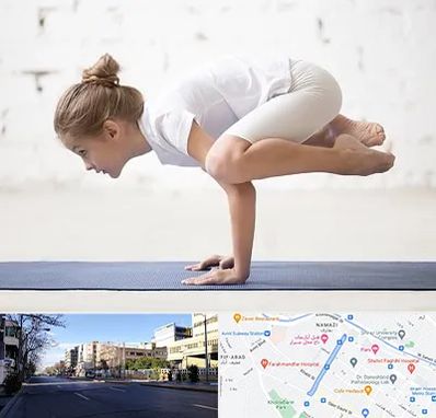 کلاس یوگا کودکان در خیابان ملاصدرا شیراز