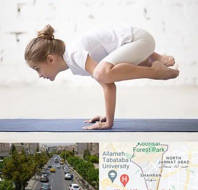 کلاس یوگا کودکان در شهران