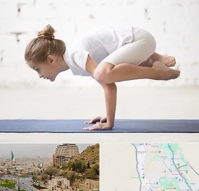 کلاس یوگا کودکان در فرهنگ شهر شیراز