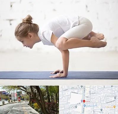 کلاس یوگا کودکان در خیابان توحید اصفهان