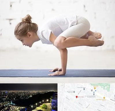 کلاس یوگا کودکان در هفت تیر مشهد