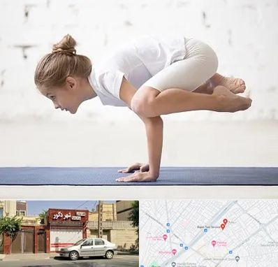 کلاس یوگا کودکان در باجک قم