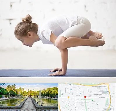 کلاس یوگا کودکان در سرسبز