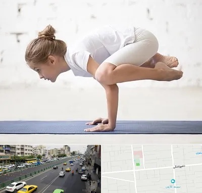 کلاس یوگا کودکان در خیابان دامپزشکی