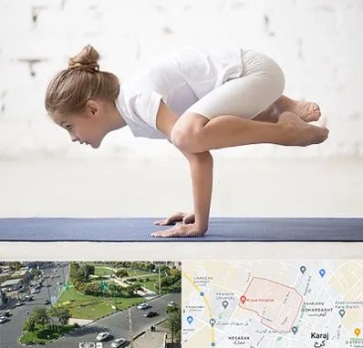 کلاس یوگا کودکان در شاهین ویلا کرج