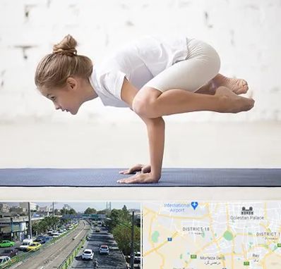 کلاس یوگا کودکان در جنوب تهران