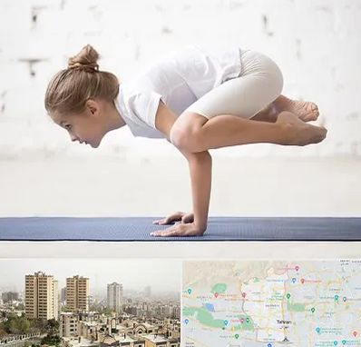 کلاس یوگا کودکان در منطقه 5 تهران