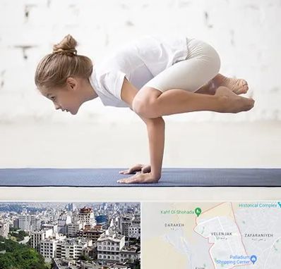 کلاس یوگا کودکان در ولنجک