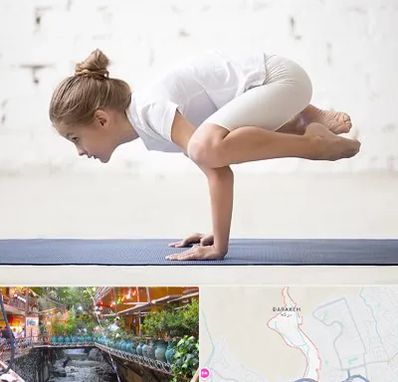 کلاس یوگا کودکان در درکه