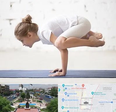 کلاس یوگا کودکان در بهارستان