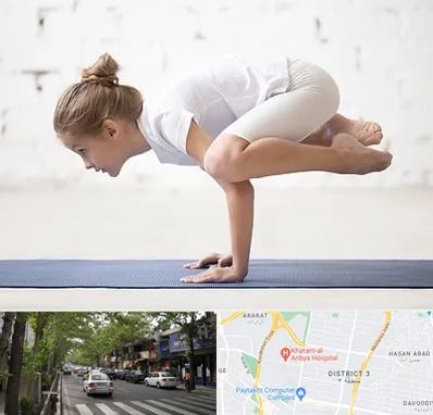 کلاس یوگا کودکان در ظفر