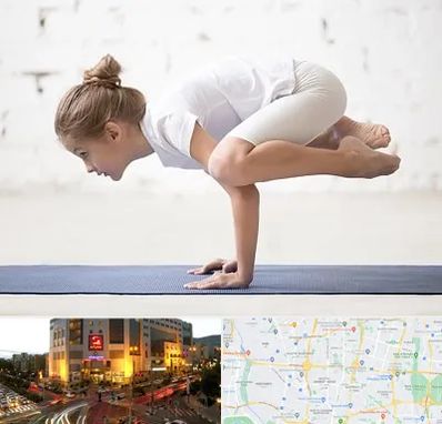 کلاس یوگا کودکان در جنت آباد تهران