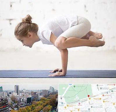 کلاس یوگا کودکان در بلوار کشاورز