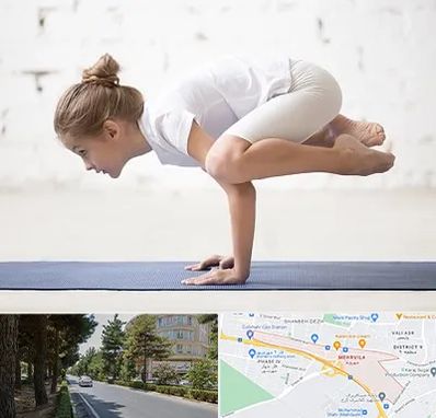 کلاس یوگا کودکان در مهرویلا کرج