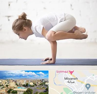 کلاس یوگا کودکان در میانه