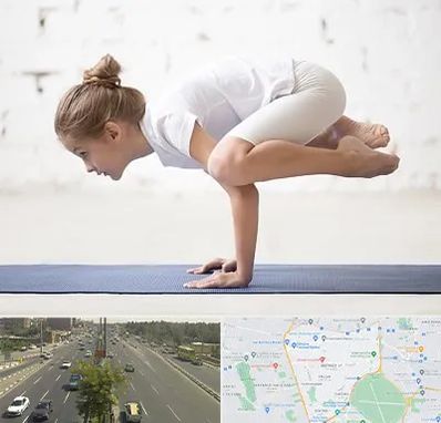 کلاس یوگا کودکان در منطقه 17 تهران