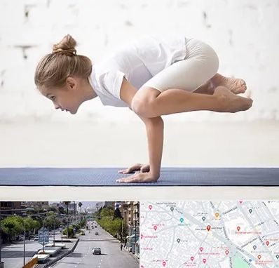 کلاس یوگا کودکان در خیابان زند شیراز