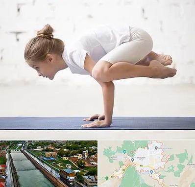 کلاس یوگا کودکان در مراغه