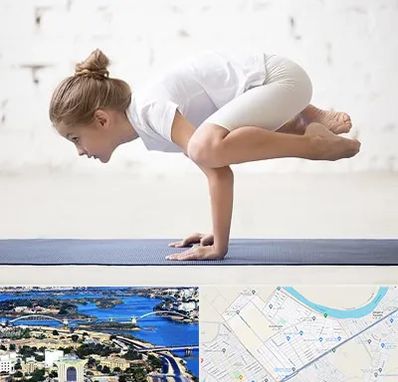 کلاس یوگا کودکان در کوروش اهواز