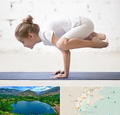 کلاس یوگا کودکان در رودبار