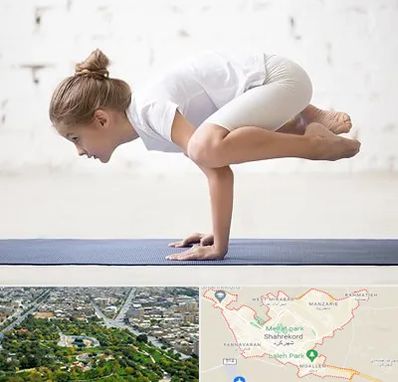 کلاس یوگا کودکان در شهرکرد