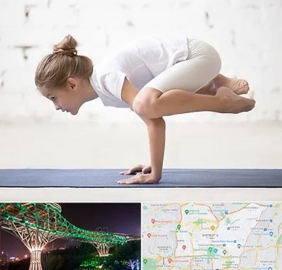 کلاس یوگا کودکان در منطقه 3 تهران