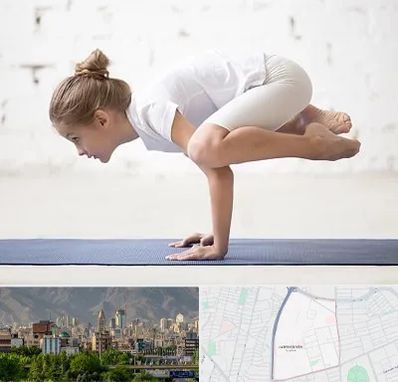 کلاس یوگا کودکان در جمشیدیه