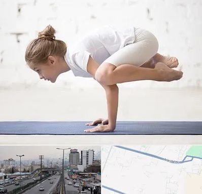 کلاس یوگا کودکان در بلوار ارتش