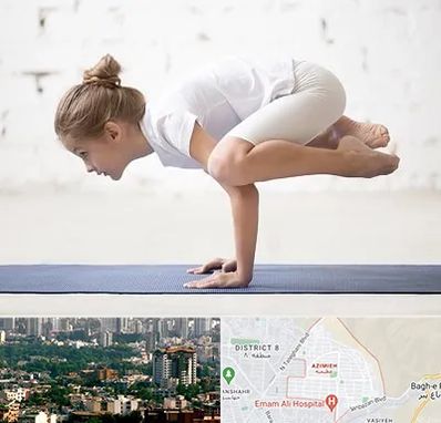 کلاس یوگا کودکان در عظیمیه کرج