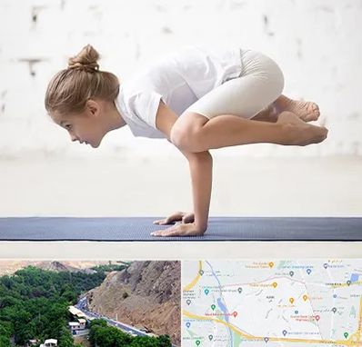 کلاس یوگا کودکان در کن