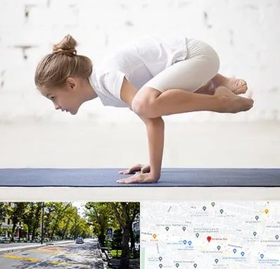 کلاس یوگا کودکان در میرداماد