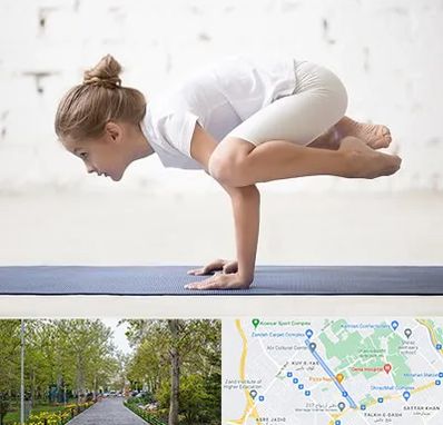 کلاس یوگا کودکان در قدوسی غربی شیراز