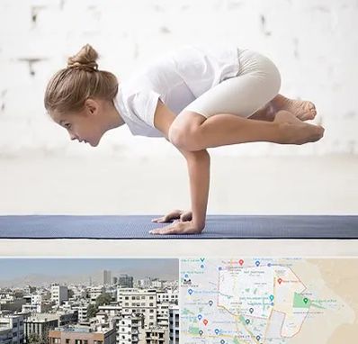 کلاس یوگا کودکان در منطقه 14 تهران