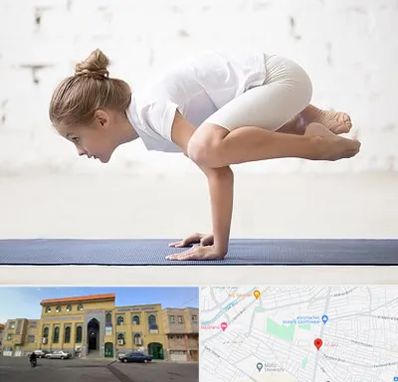 کلاس یوگا کودکان در زنبیل آباد قم