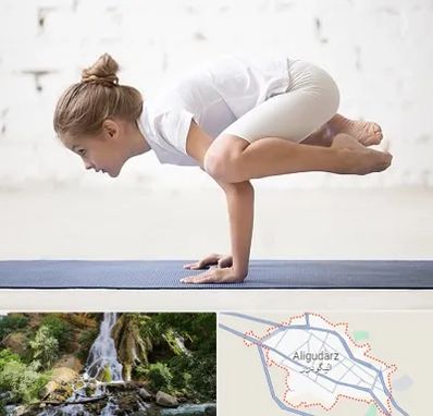 کلاس یوگا کودکان در الیگودرز