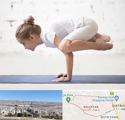 کلاس یوگا کودکان در شهرک گلستان شیراز