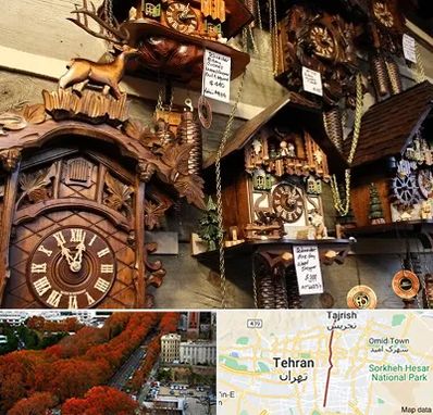 فروشگاه ساعت در ولیعصر 