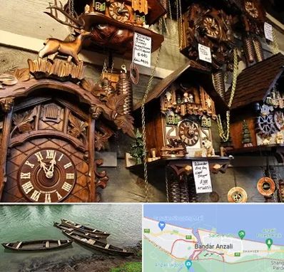 فروشگاه ساعت در بندر انزلی