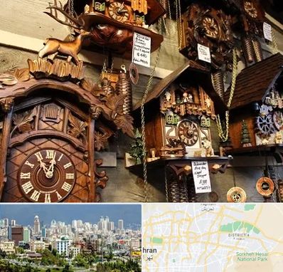 فروشگاه ساعت در شرق تهران 