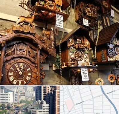 فروشگاه ساعت در خیابان بهشتی