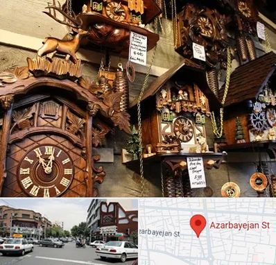 فروشگاه ساعت در خیابان آذربایجان