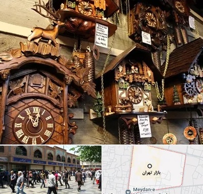 فروشگاه ساعت در بازار تهران