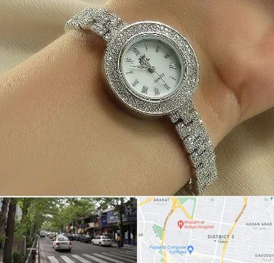 فروشگاه ساعت زنانه در ظفر 