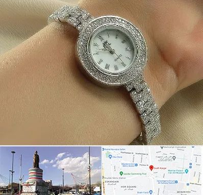 فروشگاه ساعت زنانه در کارگر جنوبی